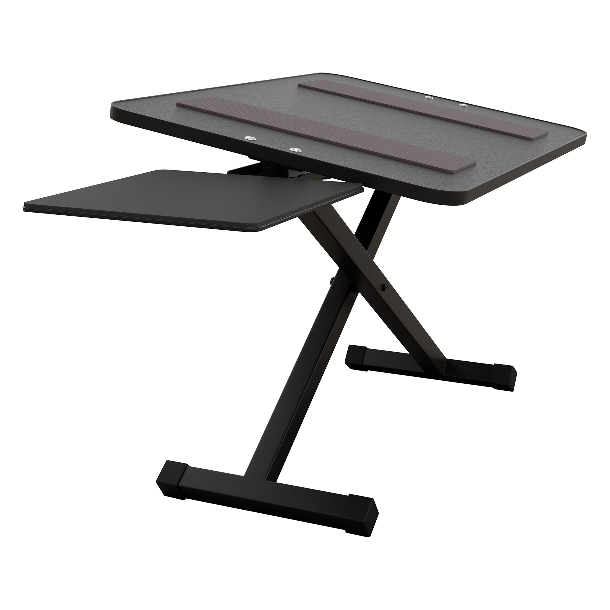 Uncaged Ergonomics, Computer Keyboard Riser Stand for Desk, Shelves (qty.) 1 Drawers (qty.) 0 Model# KT3-b